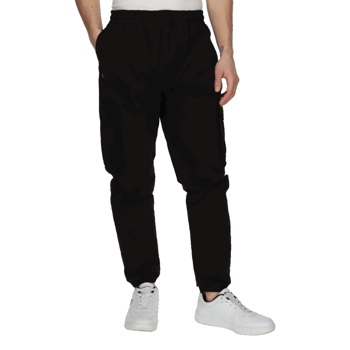Cargo nohavice Champion MIX&MATCH Jogger Cargo Pants Čierna | CHA231M105-01, 0