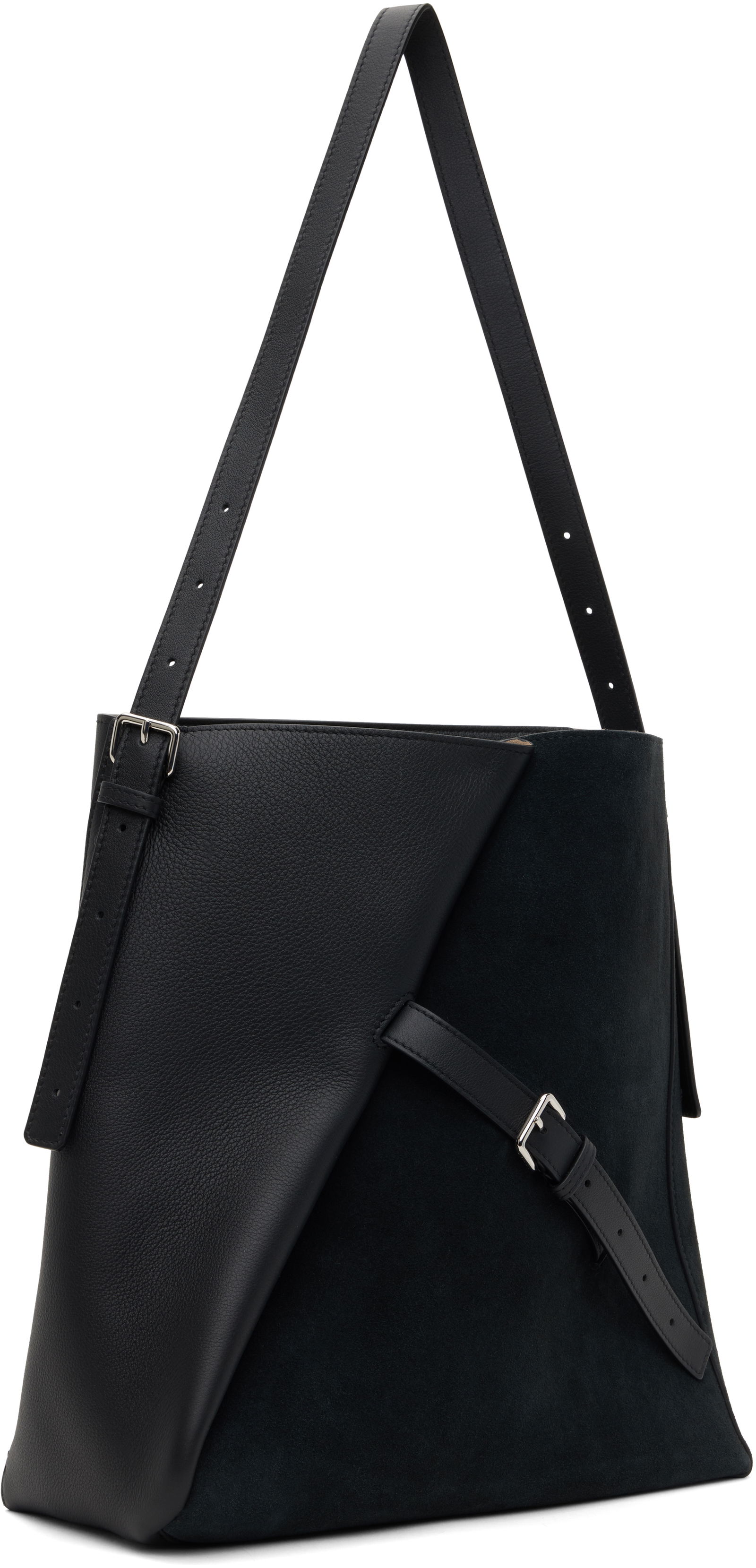 Marni Reverse Leather and Suede Tote