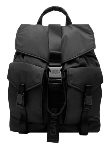 Batoh GANNI Recycled Tech Backpack Čierna | A4755-099