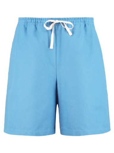 Šortky Gucci Ciel de Nuit Animal Taped Cotton Shorts Modrá | 659825 ZAGP5 4371