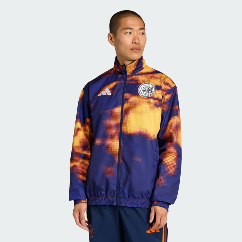Vetrovka adidas Performance Ajax Amsterdam x ID&T Graphic Track Top Rôznofarebný | JZ1585