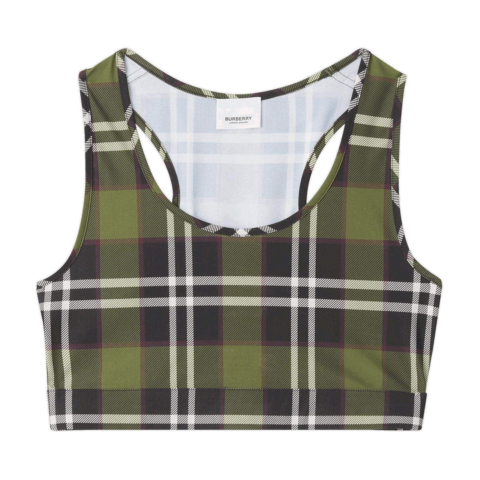 Vintage Check Crop Top