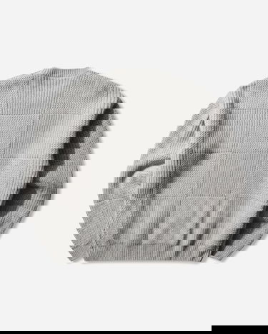 Sveter Carhartt WIP Bishop Textured Paneled Knit Crewneck Sweater Šedá | I035591 3GEXX, 2