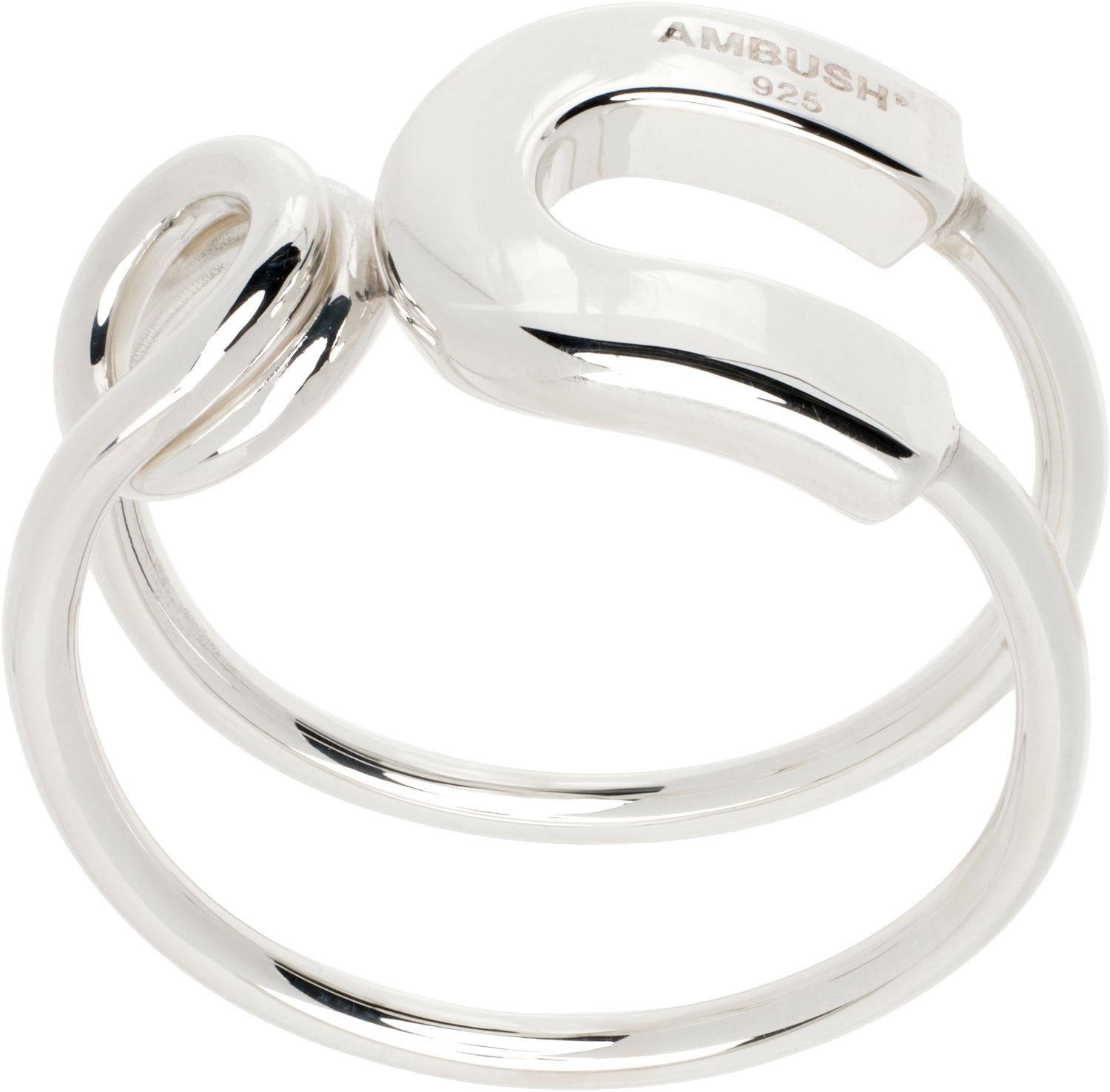 Prsteň Ambush AMBUSH Safety Pin Ring Metalická | 12112514, 0