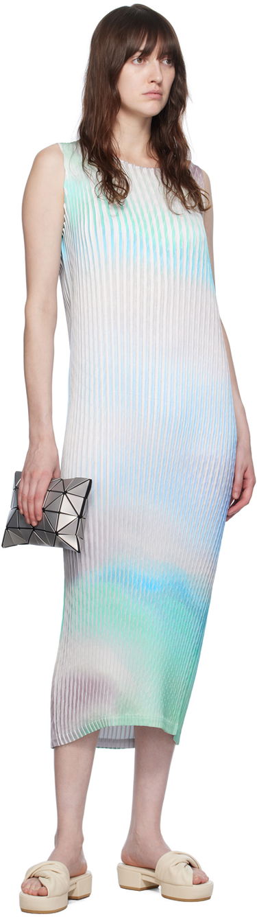 Peňaženka BAO BAO ISSEY MIYAKE Metallic Geometric Patterned Clutch Bag Šedá | BB46AG625, 3