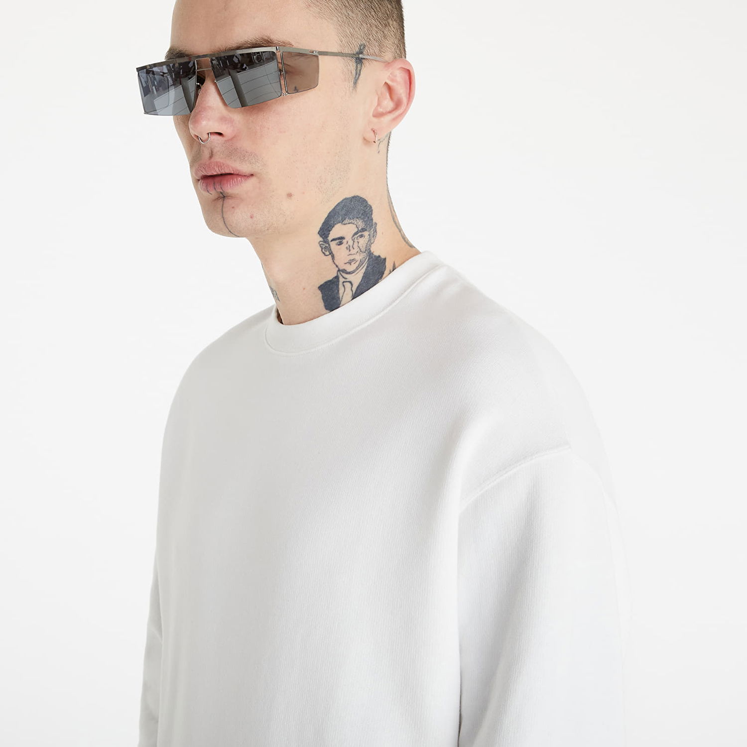 Mikina Y-3 Ch1 Logo Crew Sweatshirt Biela | HG8798, 1