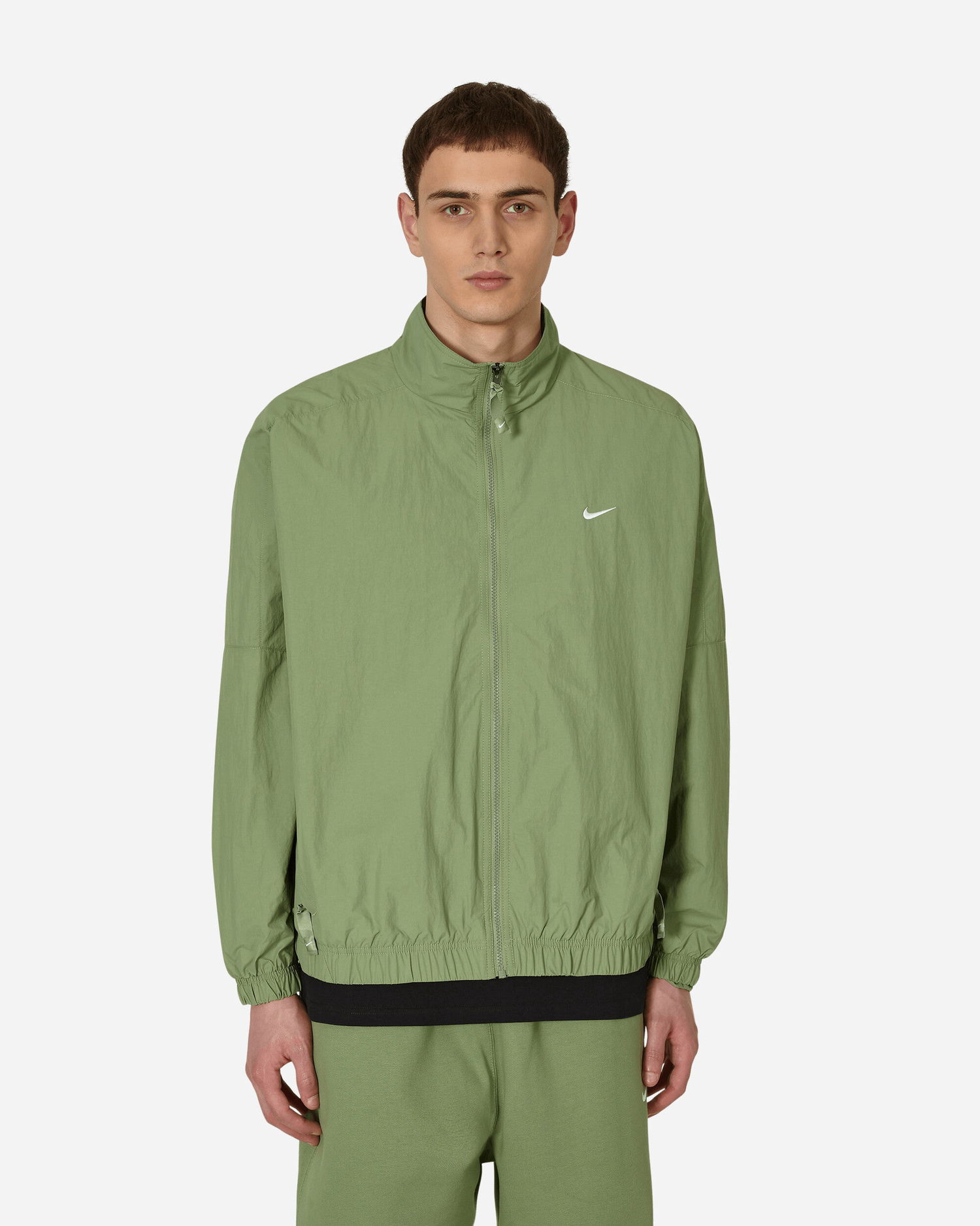 Bunda Nike Solo Swoosh Woven Track Jacket Zelené | DQ5200-386, 0