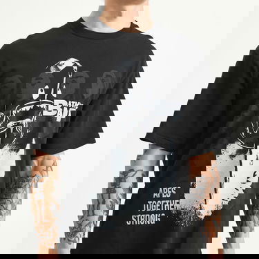 Tričko BAPE A Bathing Ape Spray Paint Multi Logo T-Shirt, Size Small Čierna | 001TEL801343M-BLK, 5