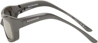 Slnečné okuliare Balenciaga Balenciaga Rectangular Sunglasses Šedá | BB0385S-003, 2
