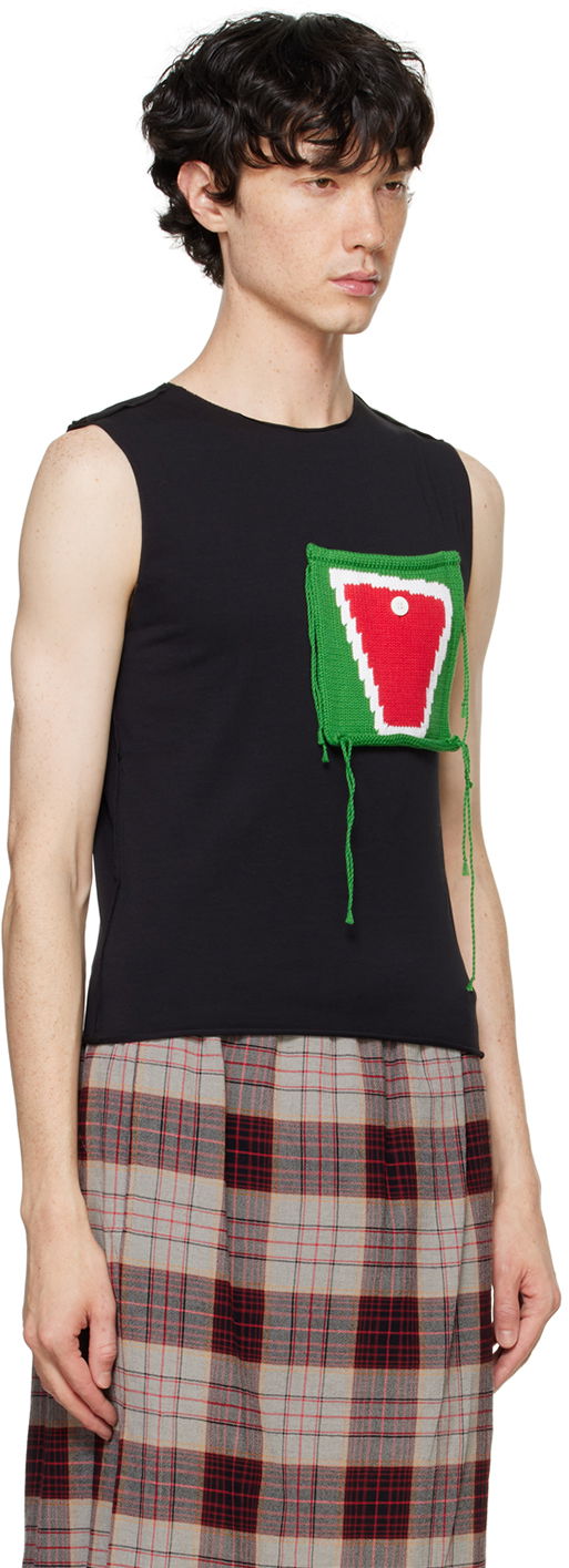 Tielko Charles Jeffrey Loverboy Charles Jeffrey LOVERBOY Patch Pocket Tank Top Čierna | 41100901, 1