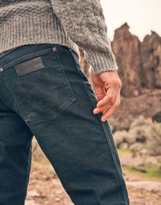 Džínsy Wrangler River Tapered Jeans 38x32 Modrá | 112373026:38:32, 0