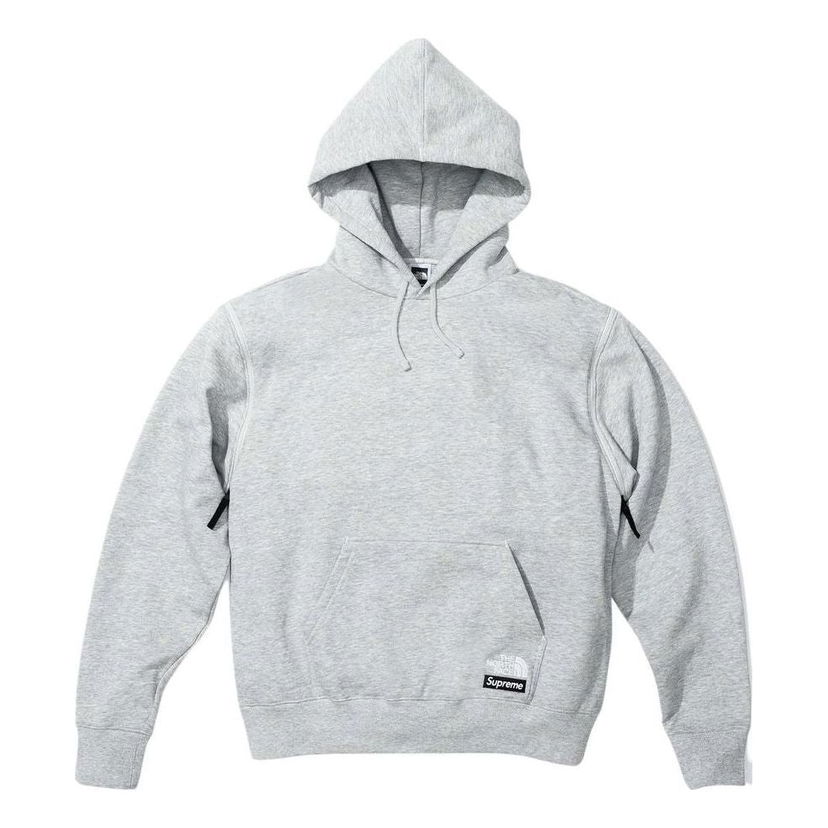 Mikina Supreme Convertible Hooded Sweatshirt by Supreme x The North Face Šedá | SUP-SS23-075