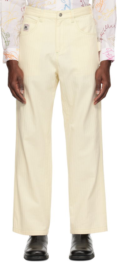 Džínsy Bode Bode Greenskeeper Knolly Brook Trousers Žltá | MRS25BT004, 0