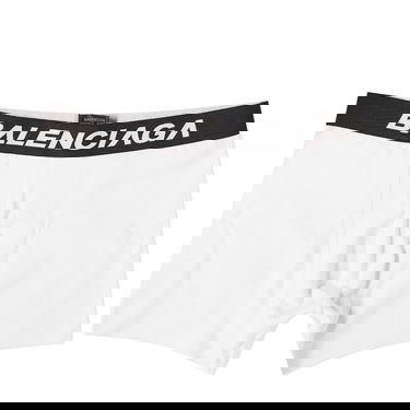 Boxerky Balenciaga Logo Boxer Briefs Biela | 766944-4B7B2-9060, 0