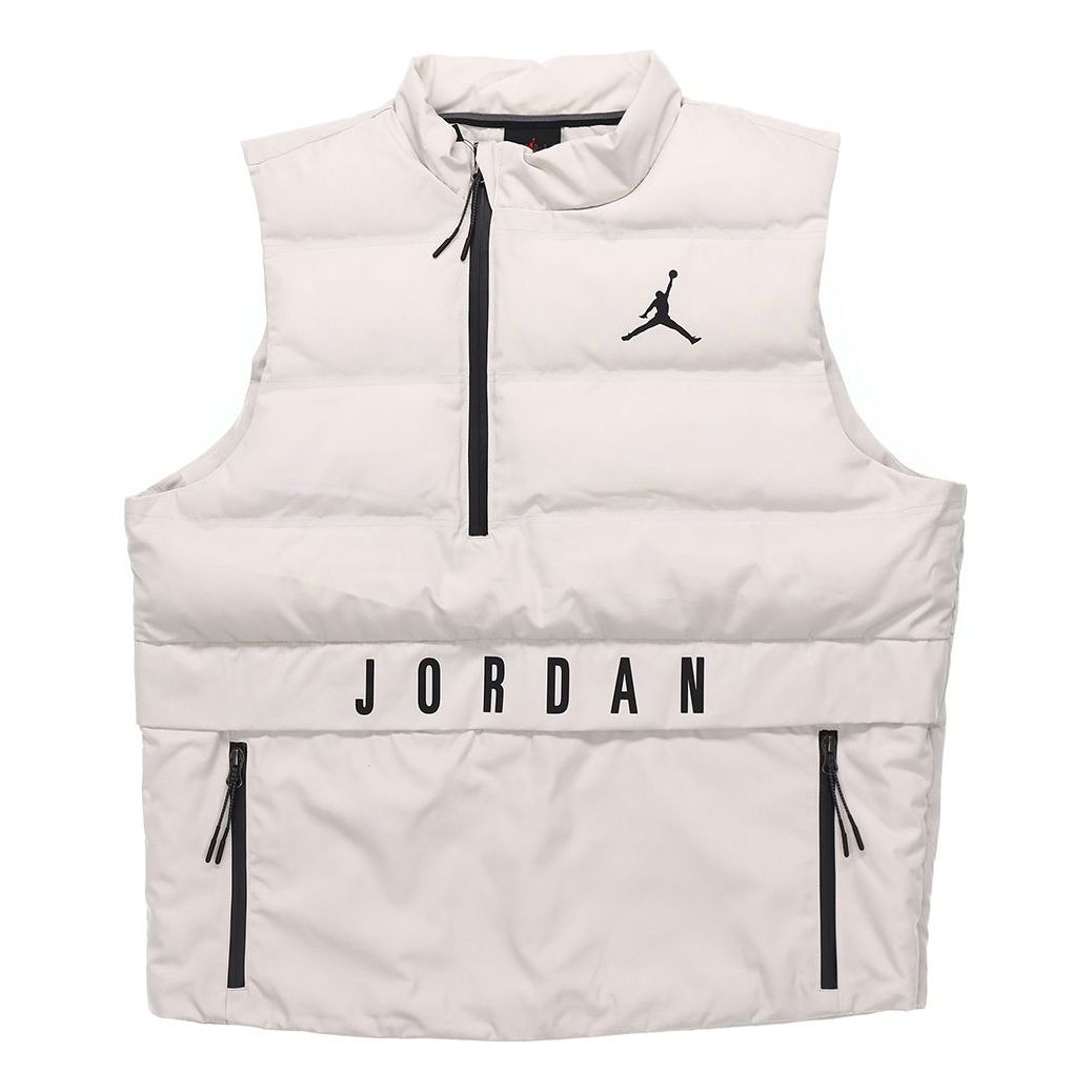 Vesta Jordan Jordan 23 Tech Half Zipper Vest Béžová | 926478-072, 0