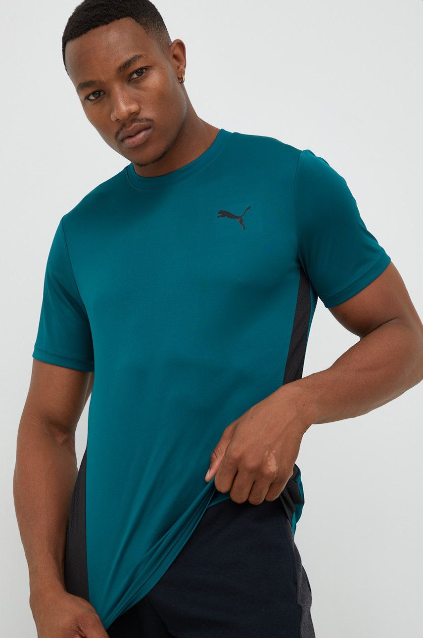Tričko Puma Trail All Day Performance T-Shirt Zelené | 522337, 0
