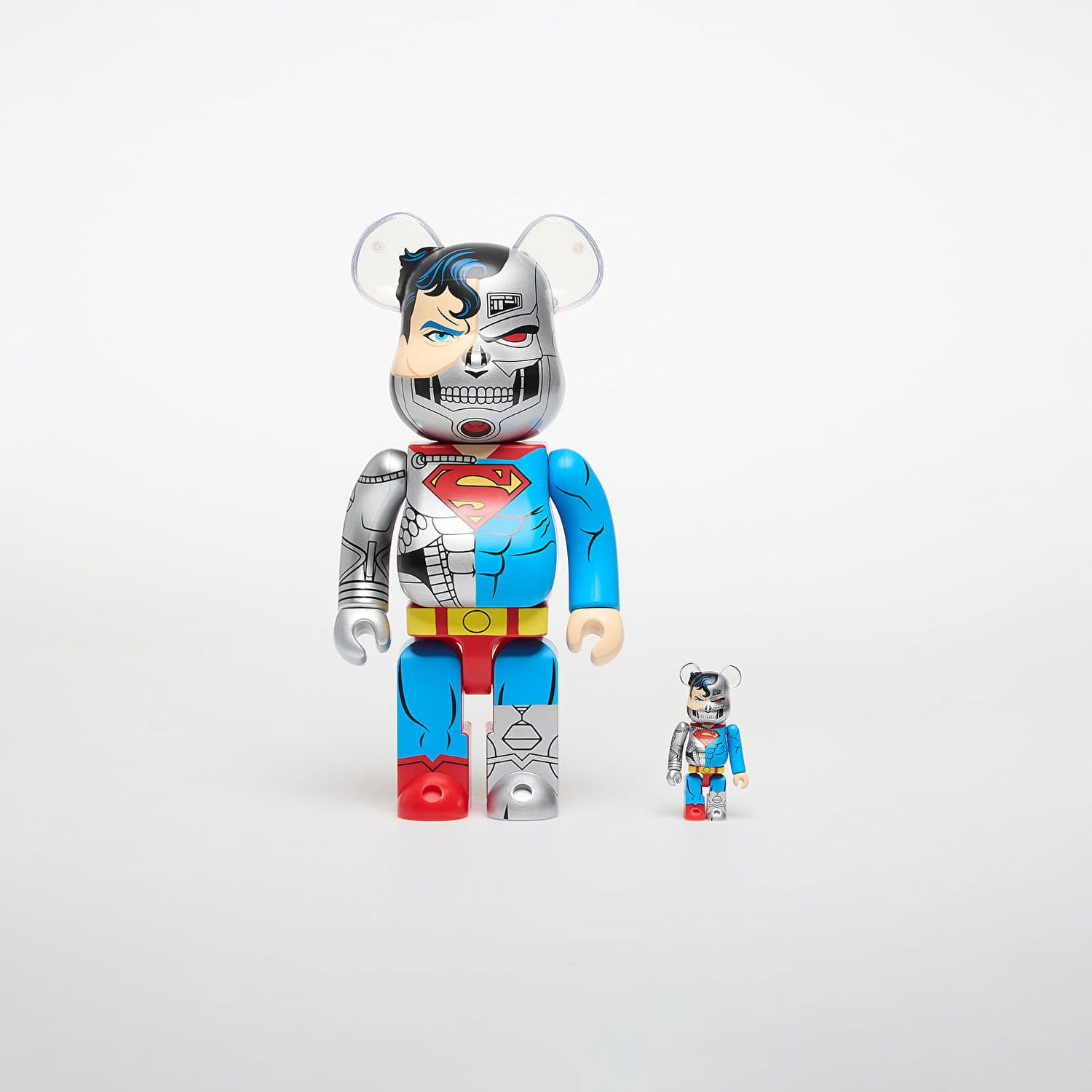 Zberateľské Medicom Toy BE@RBRICK Cyborg Superman 100% & 400% Set Universal Rôznofarebný | 4530956620602, 0