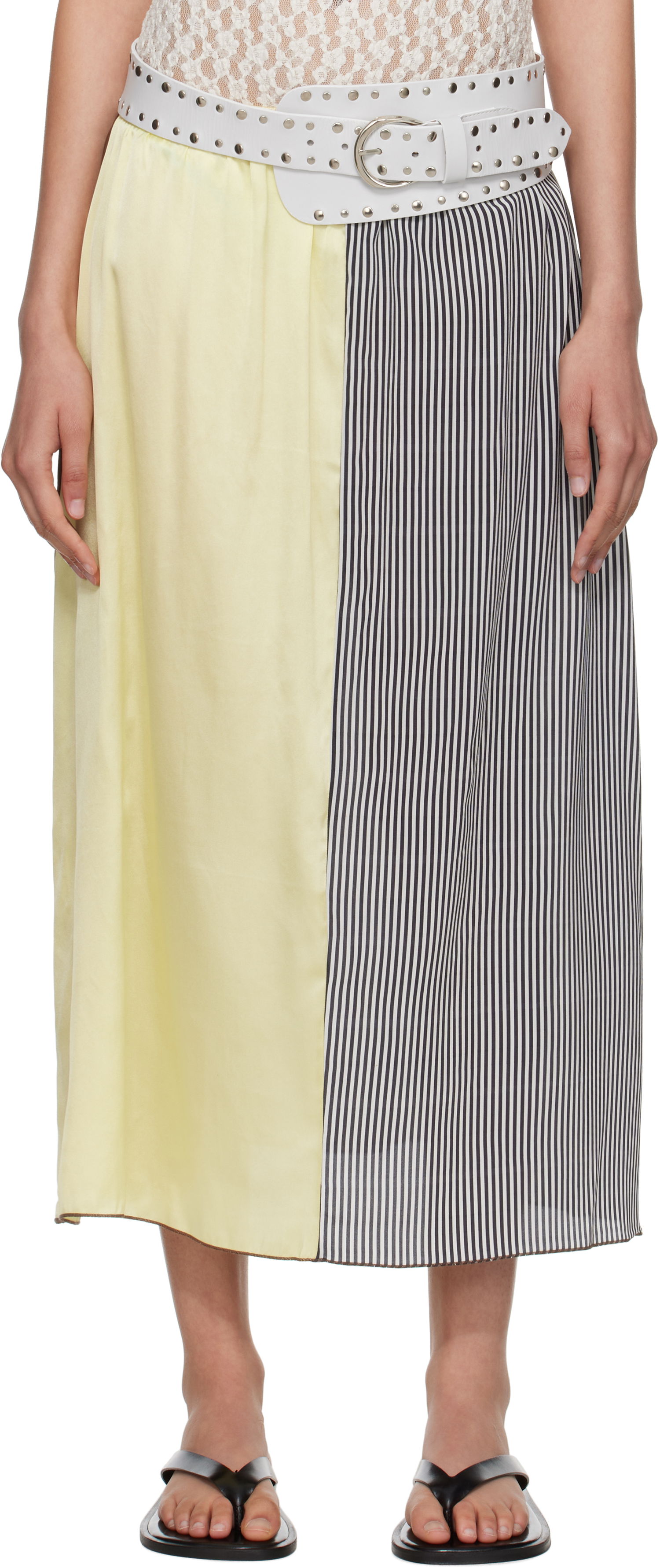 Sukňa Baserange Baserange Vesa Two-Tone Midi Skirt Rôznofarebný | Vesa Skirt, 0