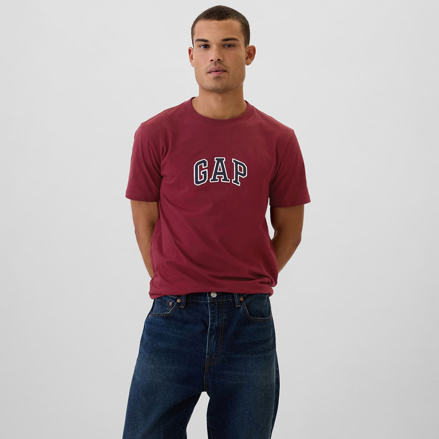 Tričko GAP T-shirt Logo New Arch Tee Red Delicious XS Červená | 570044-28, 0