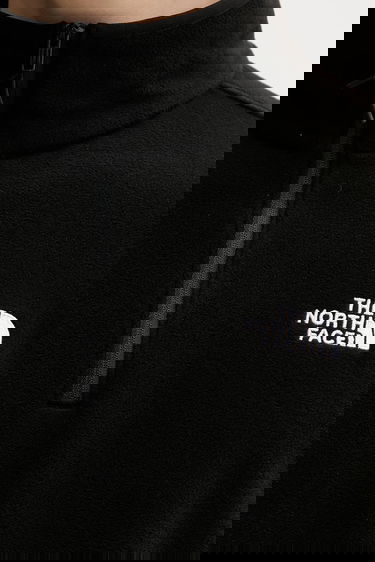 Mikina The North Face Smooth Quarter-Zip Fleece Pullover Čierna | NF0A8D0QJK31, 4