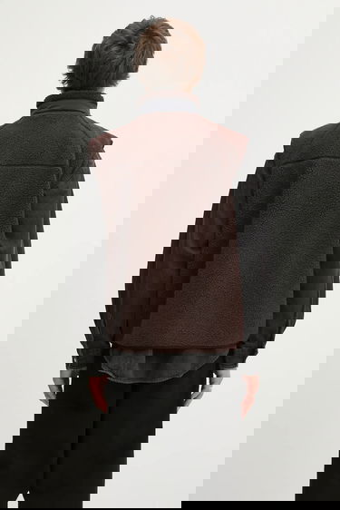 Vesta Carhartt WIP Fleece Prentis Vest Liner Jacket Hnedá | i035698-3anxx, 4