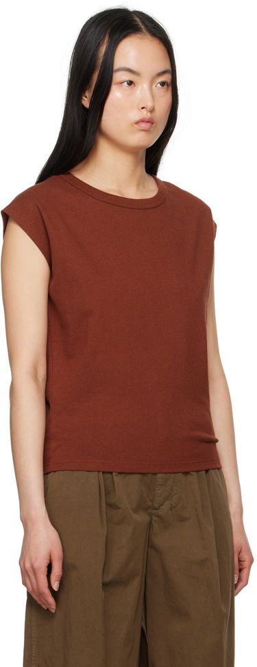 Tielko LEMAIRE LEMAIRE Cap Sleeve T-Shirt Červená | TO1167 LJ1010, 1