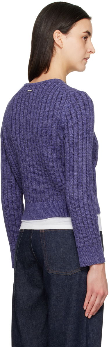 Sveter JW Anderson JW Anderson Cropped Buttoned Cardigan Fialová | KW1356-YN0410, 2