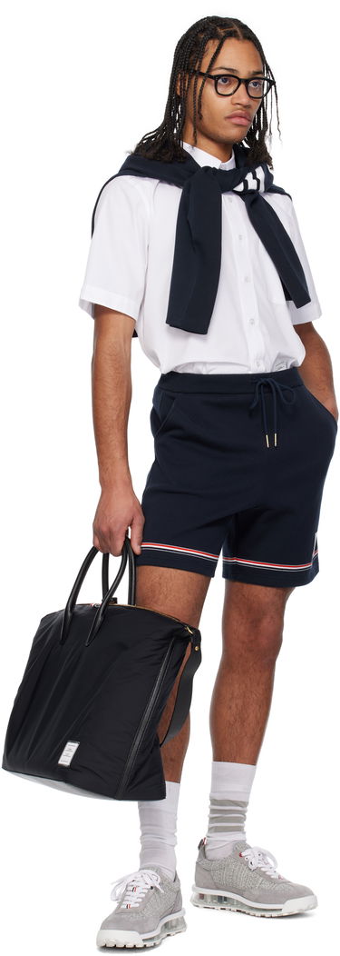 Cestovná taška Thom Browne Thom Browne Polly Twill Duffle Bag Čierna | UAG219A-07259, 3