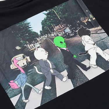 Tričko RIPNDIP Rip N Dip Crosswalk T-Shirt Čierna | RNDSPR25149, 2