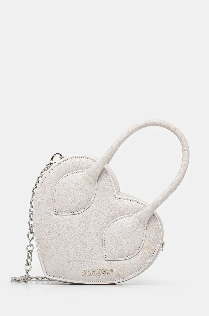 Kabelka Ambush Crackle Heart Top Handle Bag Šedá | BWNP028F24LEA0010100, 0