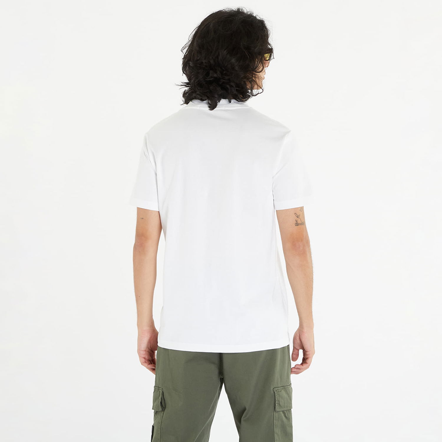 Tričko CALVIN KLEIN Jeans Mix Media Tee White Biela | J30J323997 YAF, 1