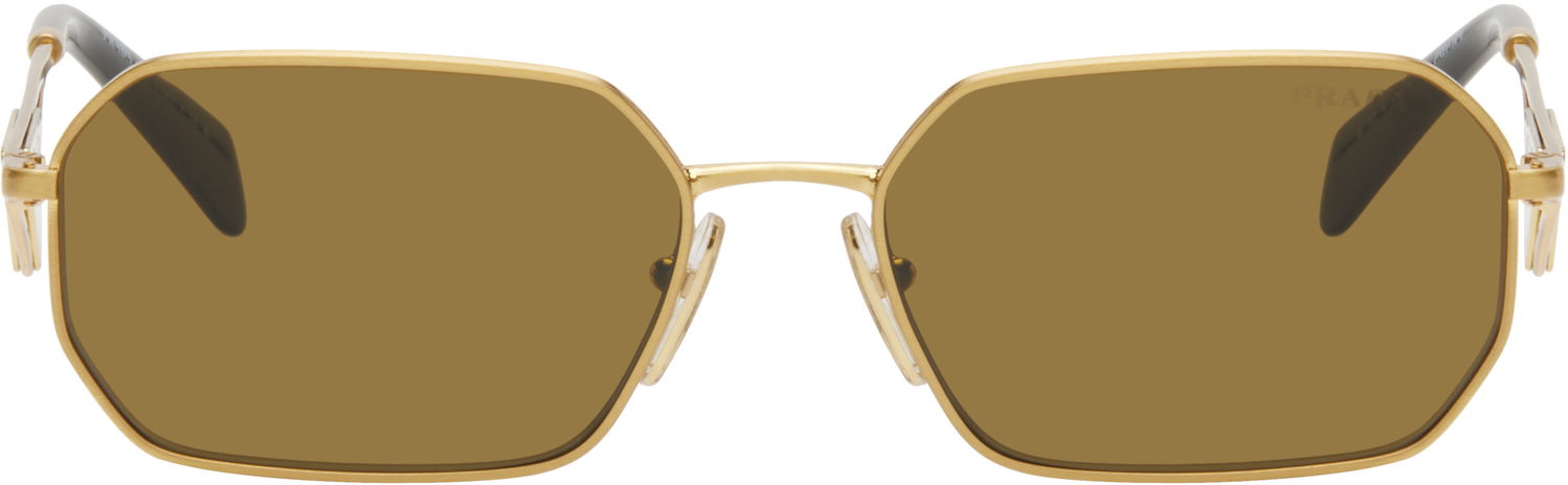Slnečné okuliare Prada Triangle Logo Sunglasses Hnedá | 0PR A51S 8056597967488, 0