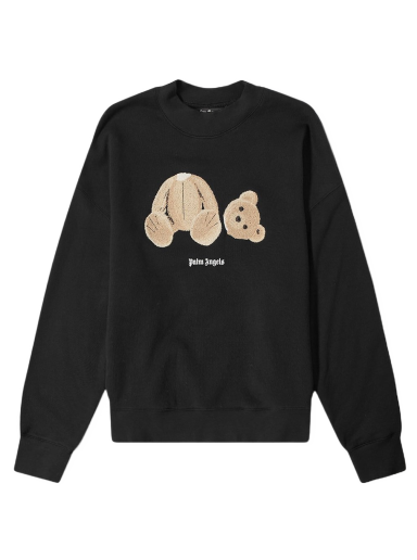 Mikina Palm Angels Kill The Bear Crew Sweat Čierna | PMBA026C99FLE0021060