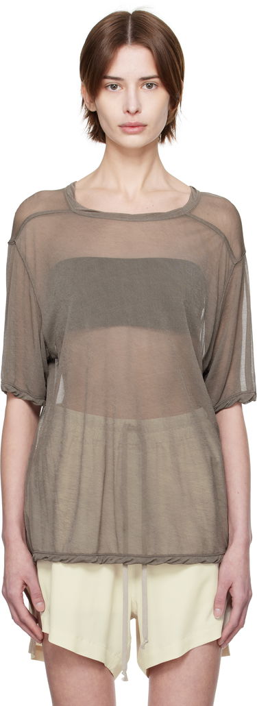 Tričko Rick Owens Rick Owens Hollywood Brad Sheer T-Shirt Šedá | RP01E7200 JCR, 0