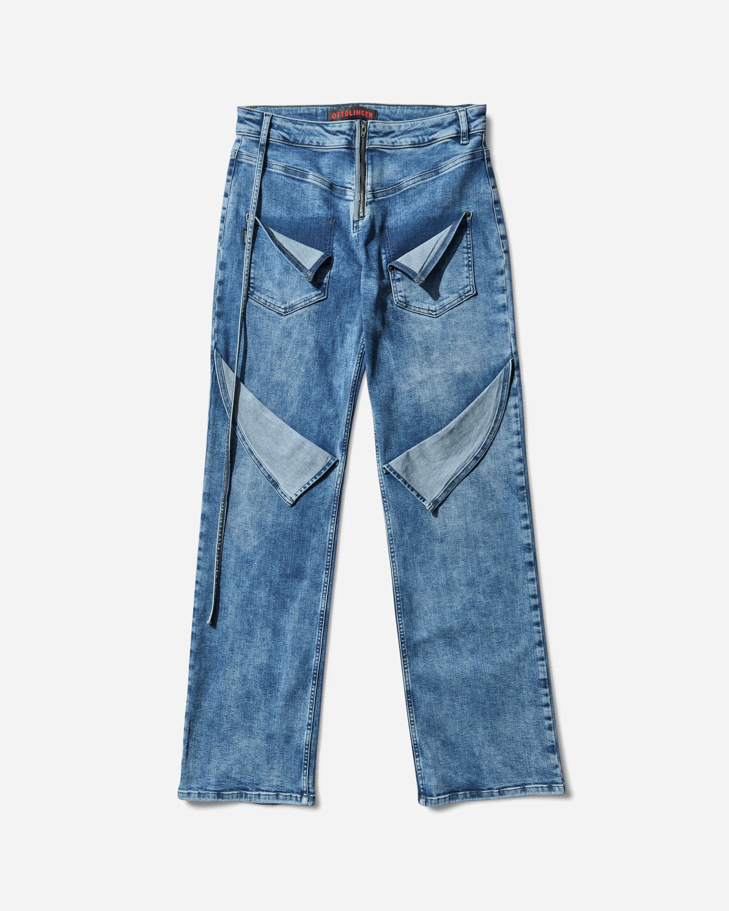 Džínsy Ottolinger Loose Fit Jeans Modrá | 11720281702 BLU, 1