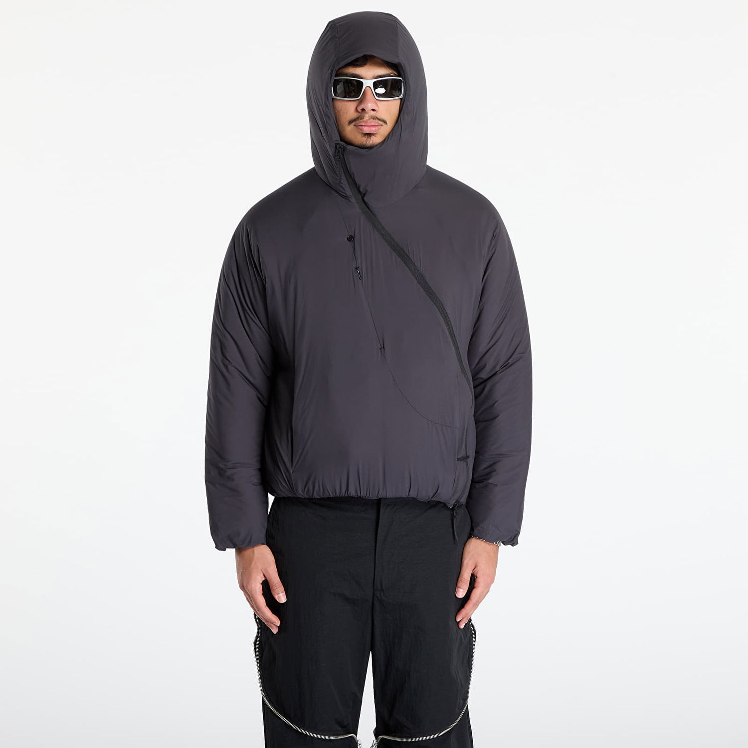 Prešívaná bunda Post Archive Faction (PAF) Jacket Air Šedá | A1-000BK, 0