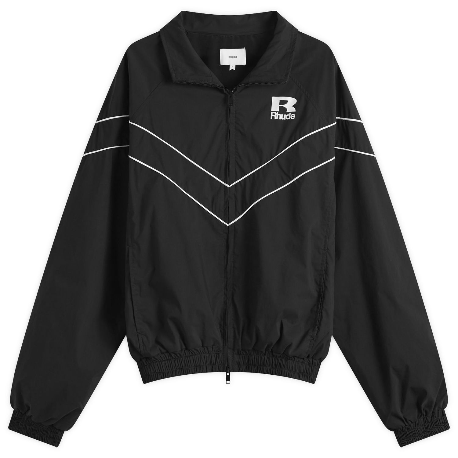 Vetrovka Rhude Rhude Piping Raglan Track Jacket, Size Large Čierna | RHPS25JA010050015, 1