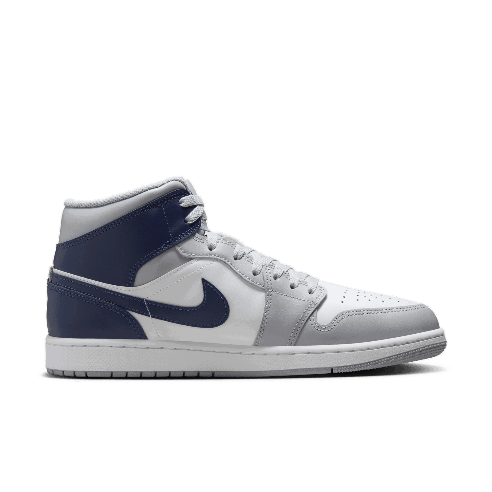 Air Jordan 1 Mid "Wolf Grey & Midnight Navy"