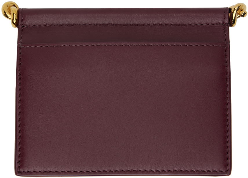 Peňaženka Bottega Veneta Card Holder Solstice Vínová | 788051 VMAU3, 1