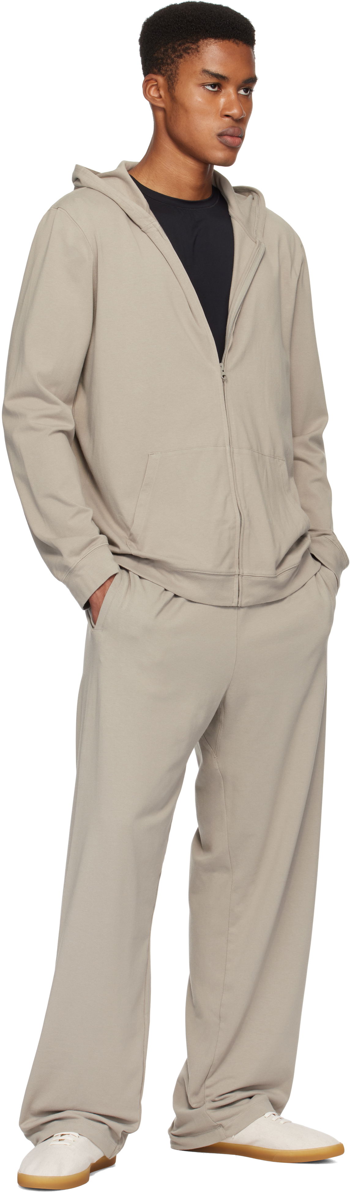 Jersey Lounge Zip-Up Hoodie