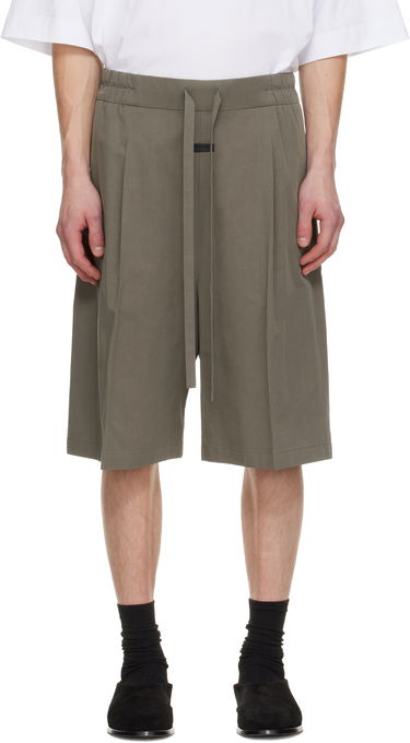 Šortky Fear of God Fear of God Cotton Tencel Relaxed Shorts Zelené | FG25FW38-381CTE-259, 0