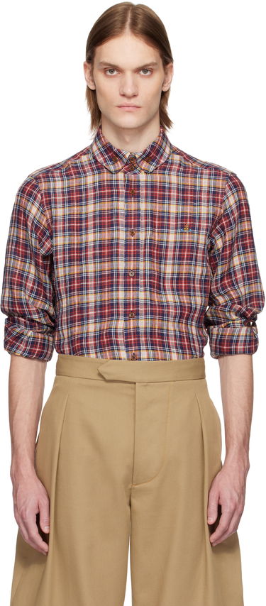 Košeľa Vivienne Westwood Vivienne Westwood Krall Two Button Plaid Shirt Rôznofarebný | 24010005-W013R-, 0