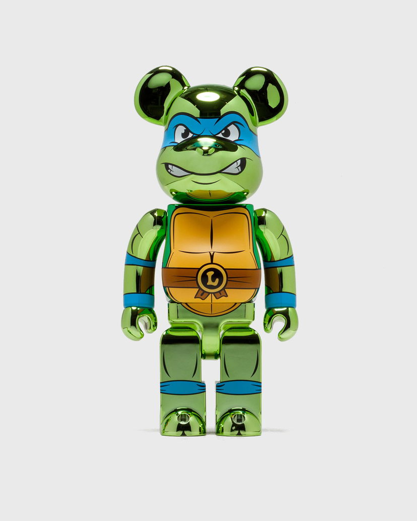 Zberateľské Medicom Toy TMNT LEONARDO CHROME 1000% BE@RBRICK Figure Zelené | MED1686