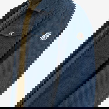 Vetrovka Moncler Seersucker Shirt X-Small Navy | 2F000-23-598JC-780, 5