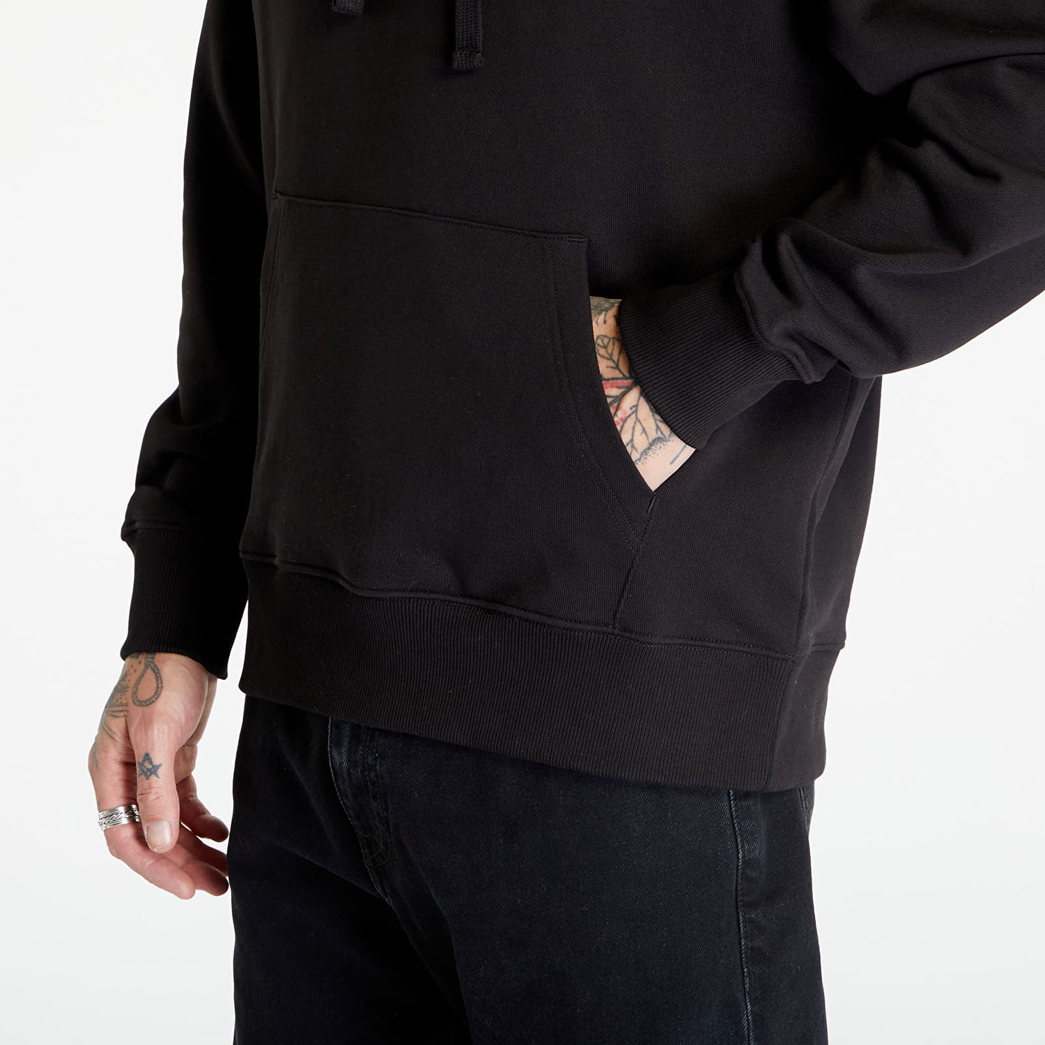 Mikina Tommy Hilfiger Tommy Jeans Relaxed Badge Hoodie Black Čierna | DM0DM16369 BDS, 1