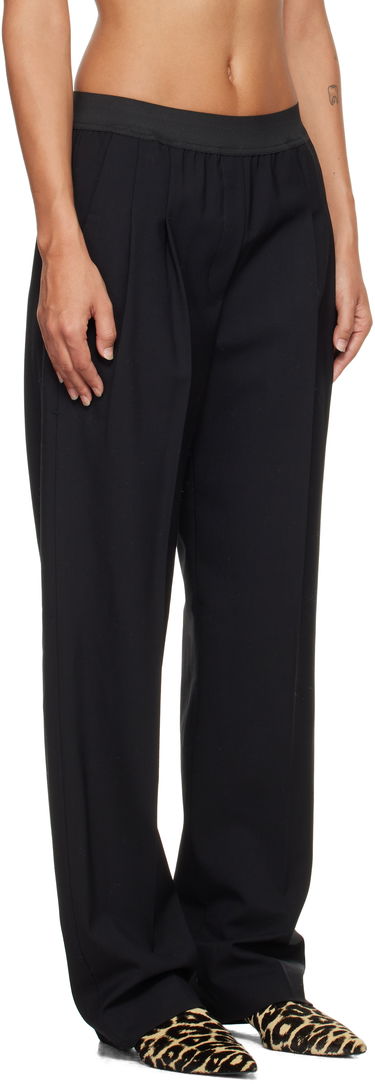 Nohavice Loulou de Saison Loulou de Saison Elasticated Waistline Trousers Čierna | NIRO, 1