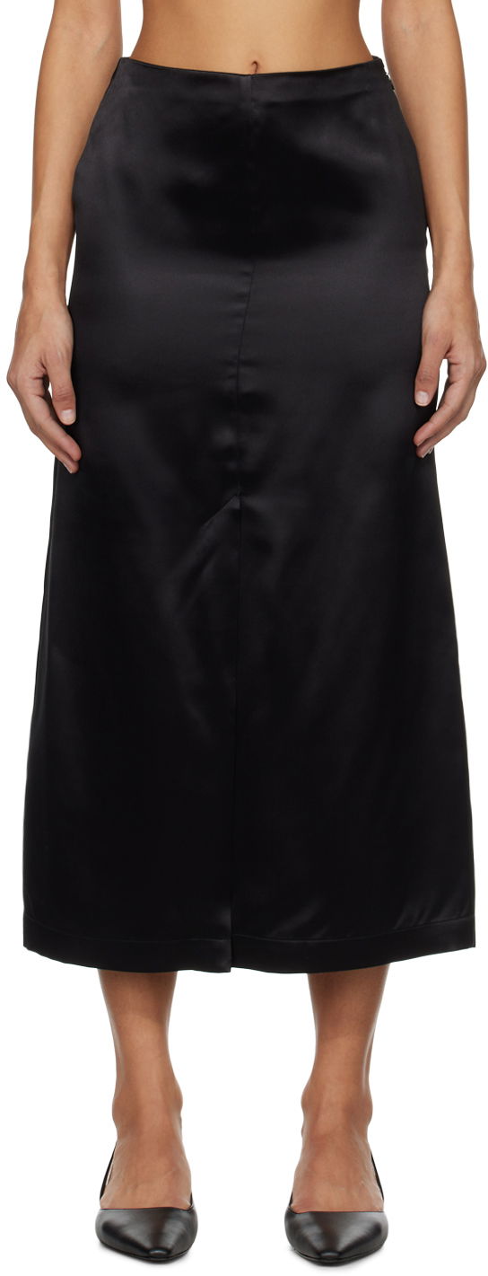 Sukňa Loulou de Saison Loulou de Saison Lys Midi Skirt Čierna | LYS, 0