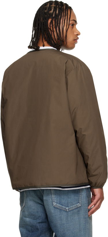 Prešívaná bunda NANAMICA Reversible Down Cardigan Hnedá | S25FA054U, 2