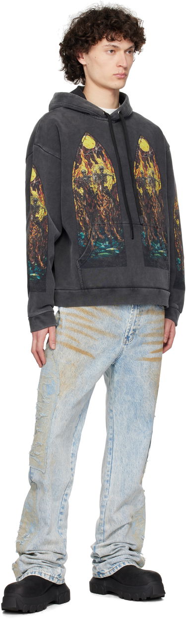 Mikina Who Decides War Who Decides War Anvil Print Hoodie Čierna | 1110020030SS25, 3