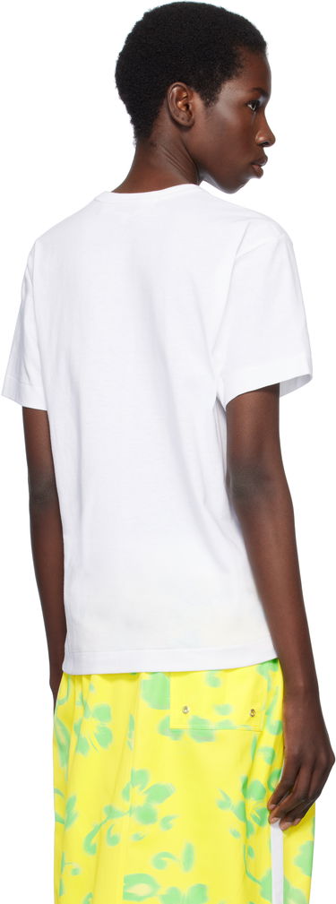 Tričko Comme des Garçons CDG Play Rhinestone Heart T-Shirt Biela | AX-T801-051, 2